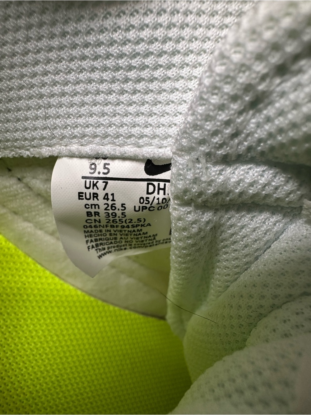Nike Women’s White Leather Court Legacy Next Nature Sneakers Size 9.5 - Picture 6 of 6